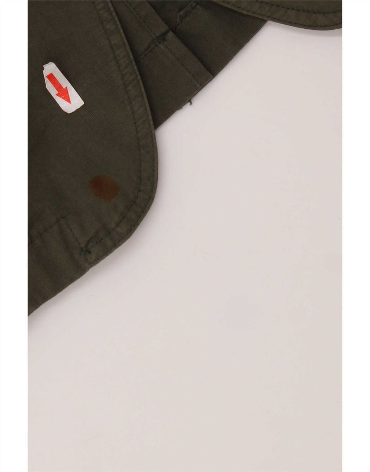 Мужская куртка Woolrich UK 40, большая зеленая, хлопок