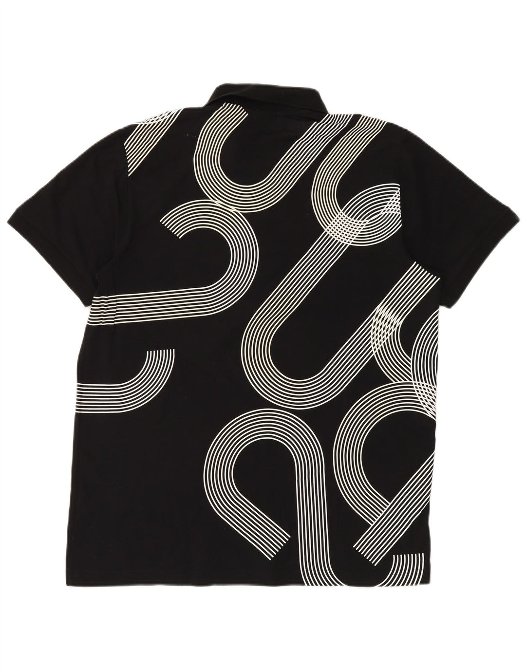 Мужская рубашка поло HUGO BOSS Slim Fit 2XL, черный хлопок