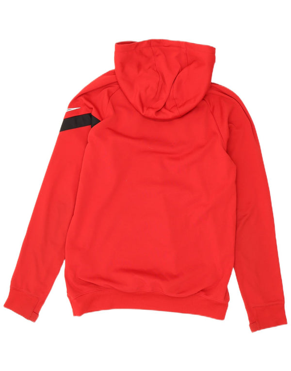 Мужской джемпер с капюшоном Nike Slim Fit, маленький красный, полиэстер с цветными блоками