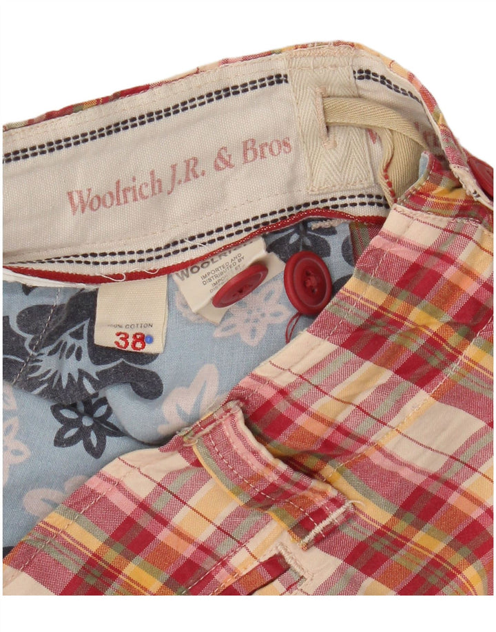 Мужские шорты чинос Woolrich W38 XL, хлопок в разноцветную клетку