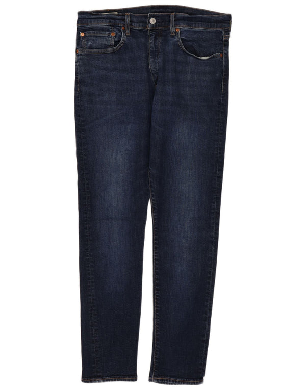 Мужские зауженные джинсы Levi's 512 W34 L32 Темно-синие, хлопок