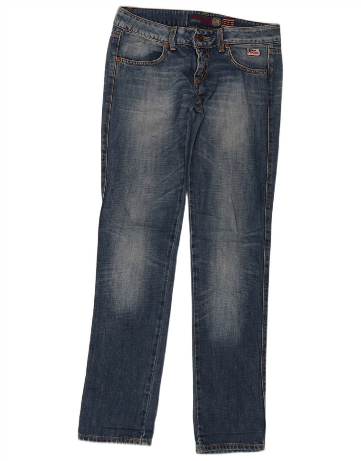 Женские прямые джинсы Roy Rogers W28 L33 синие, хлопок