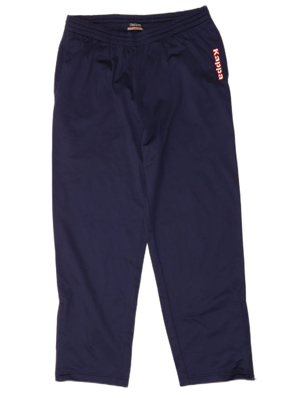 Kappa Mens Graphic Tracksuit Trousers Large Navy Blue