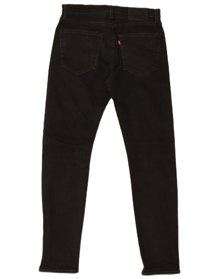 Мужские узкие джинсы Levi's W30 L29, черный хлопок