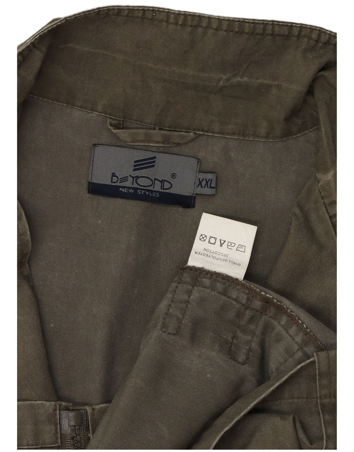 Мужской жилет Beyond UK 44 2XL, хаки, хлопок