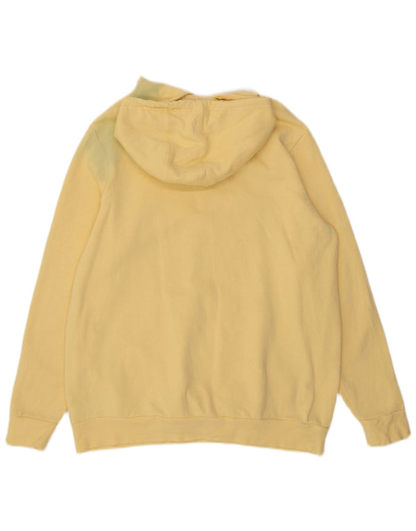 Женский джемпер с капюшоном Adidas с графическим рисунком UK 20/22 XL, желтый хлопок
