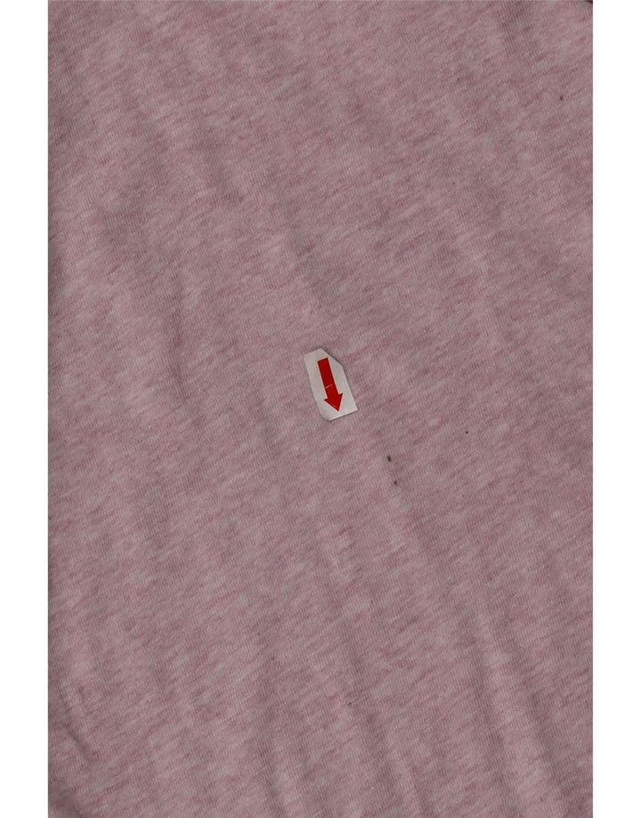 Женская футболка Superdry Top UK 16, большой розовый хлопок