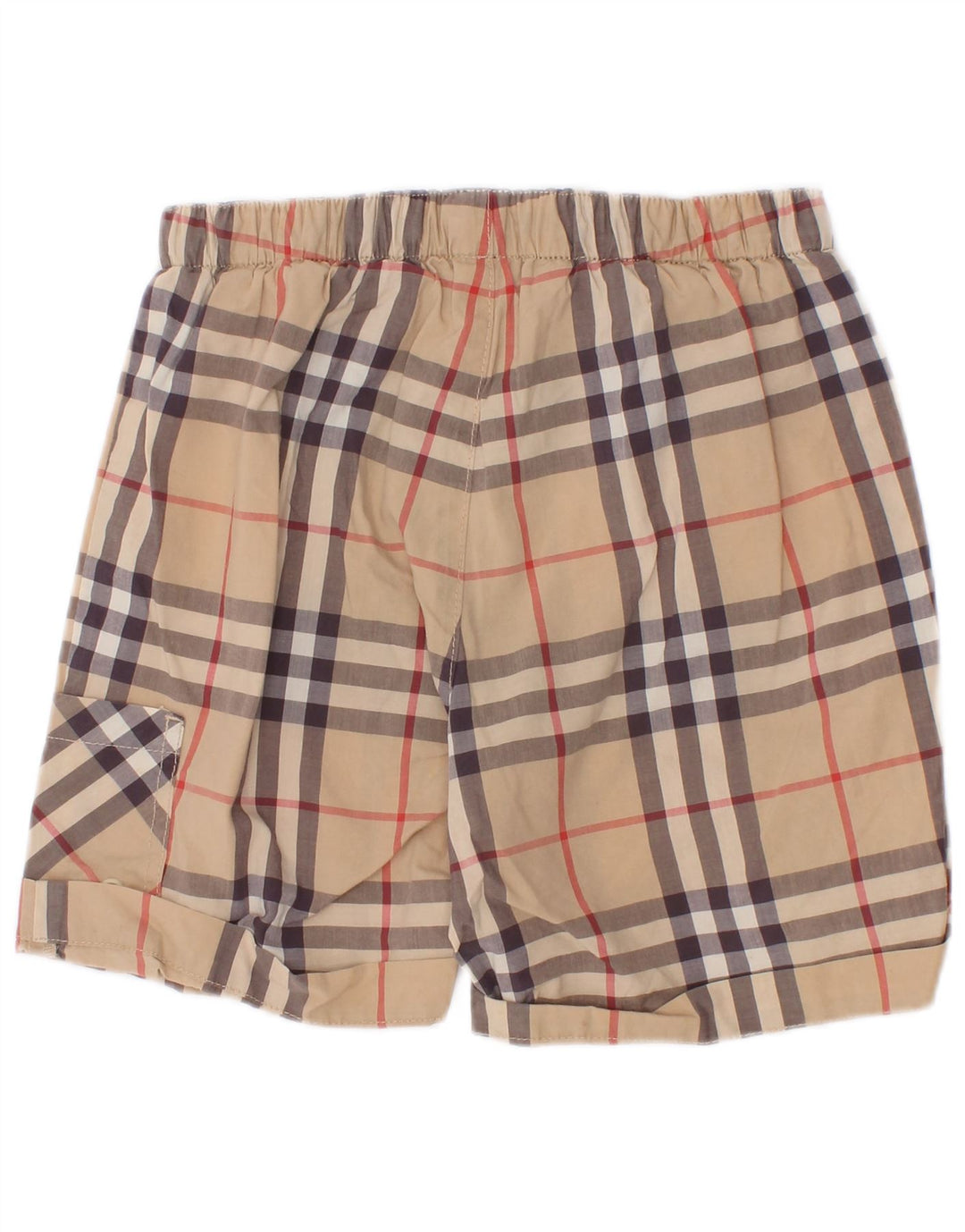 Burberry Шорты для мальчиков 2–3 года W18 в бежевую клетку