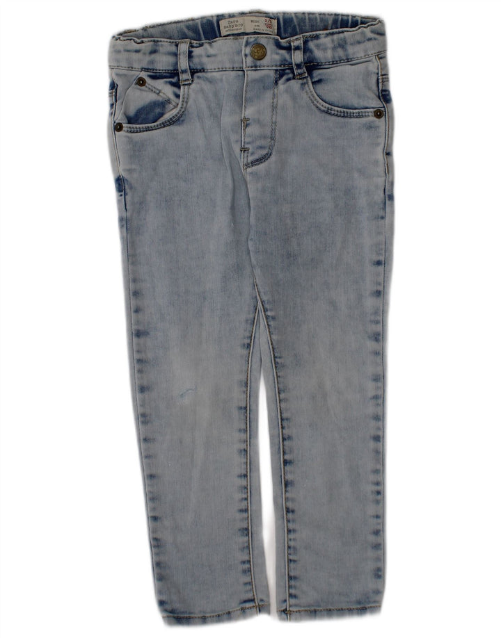 Джинсы узкого кроя Zara для мальчиков 2–3 лет W20 L13, синие, хлопок