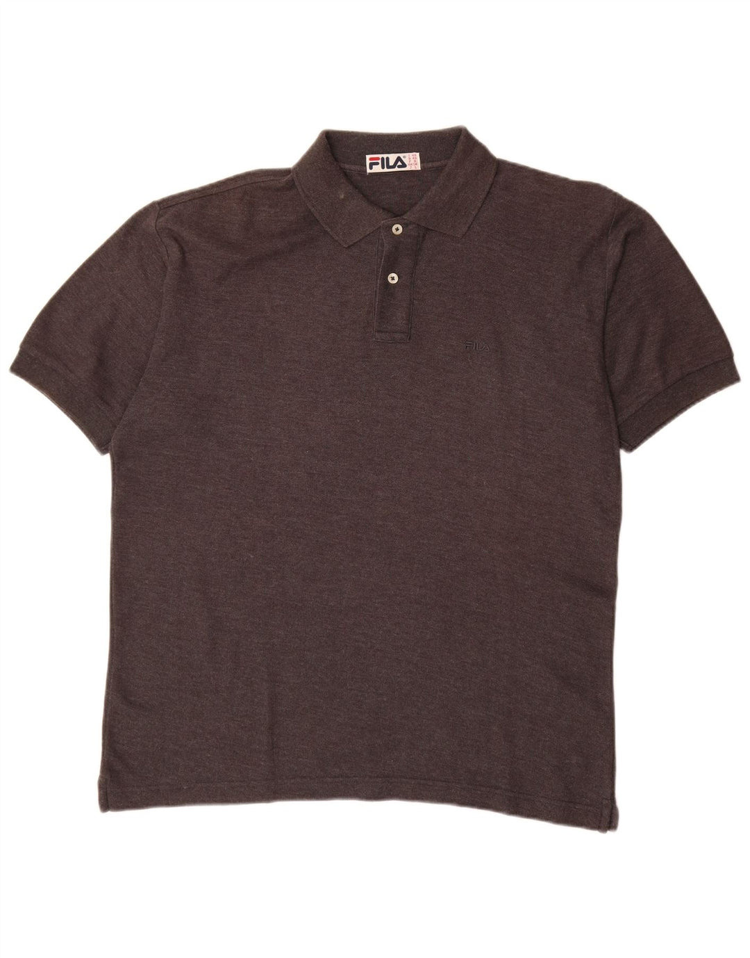 Мужская рубашка-поло FILA IT 48 Средне-коричневый хлопок