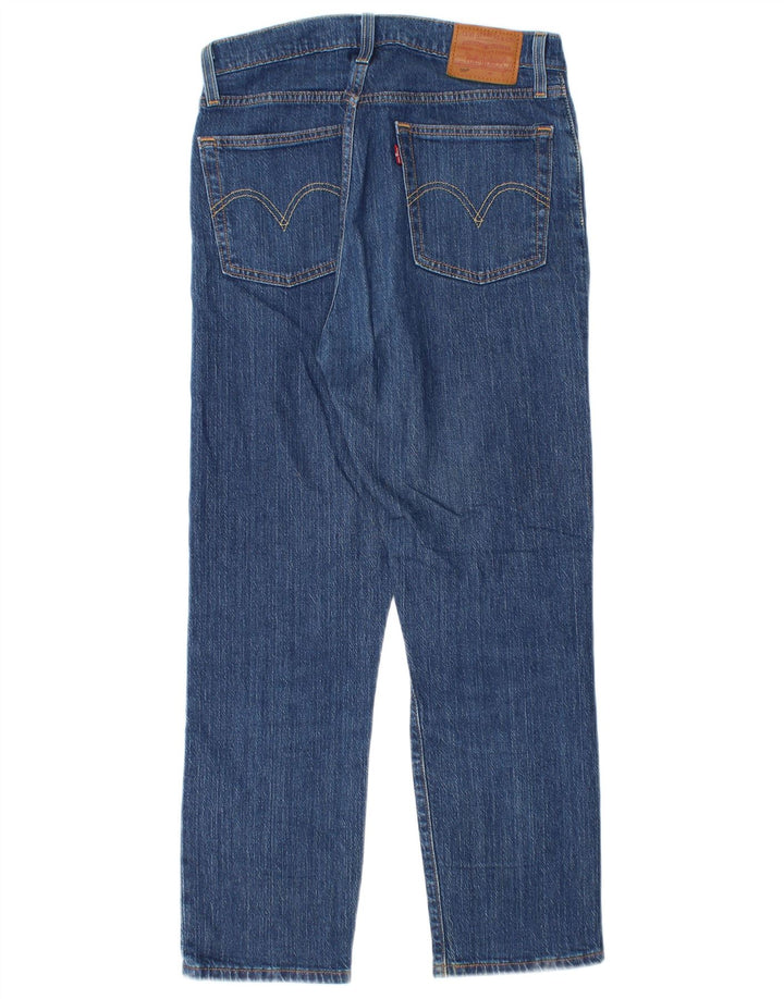 Женские прямые джинсы Levi's 501 W27 L26 синие, хлопок