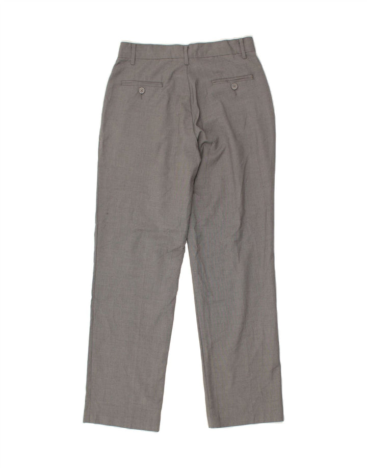 IZOD Boys Straight Suit Trousers 15-16 Years W26 L28 Grey Polyester | Vintage Izod | Thrift | Second-Hand Izod | Used Clothing | Messina Hembry 