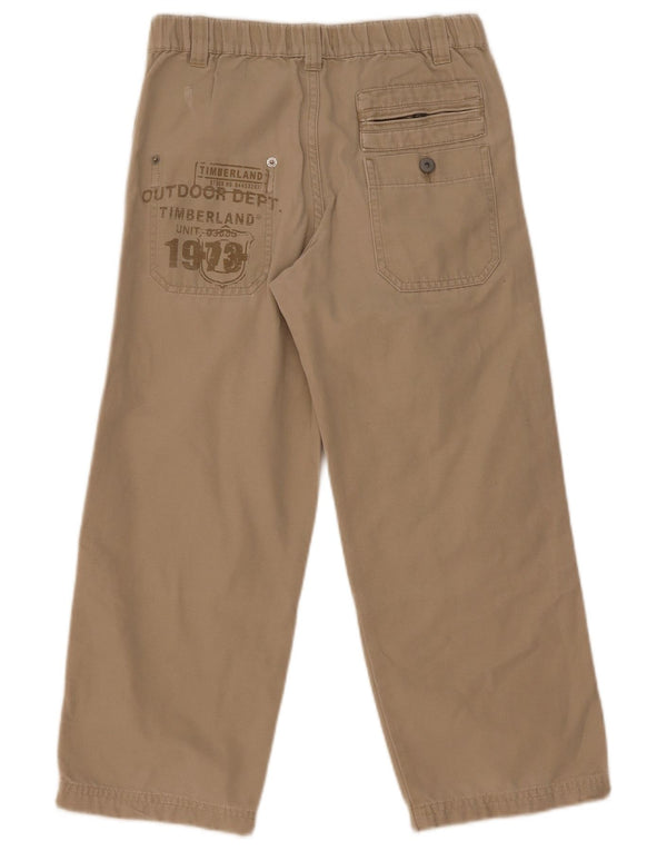 Брюки карго свободного кроя Timberland для мальчиков 7–8 лет W25 L22 Бежевые
