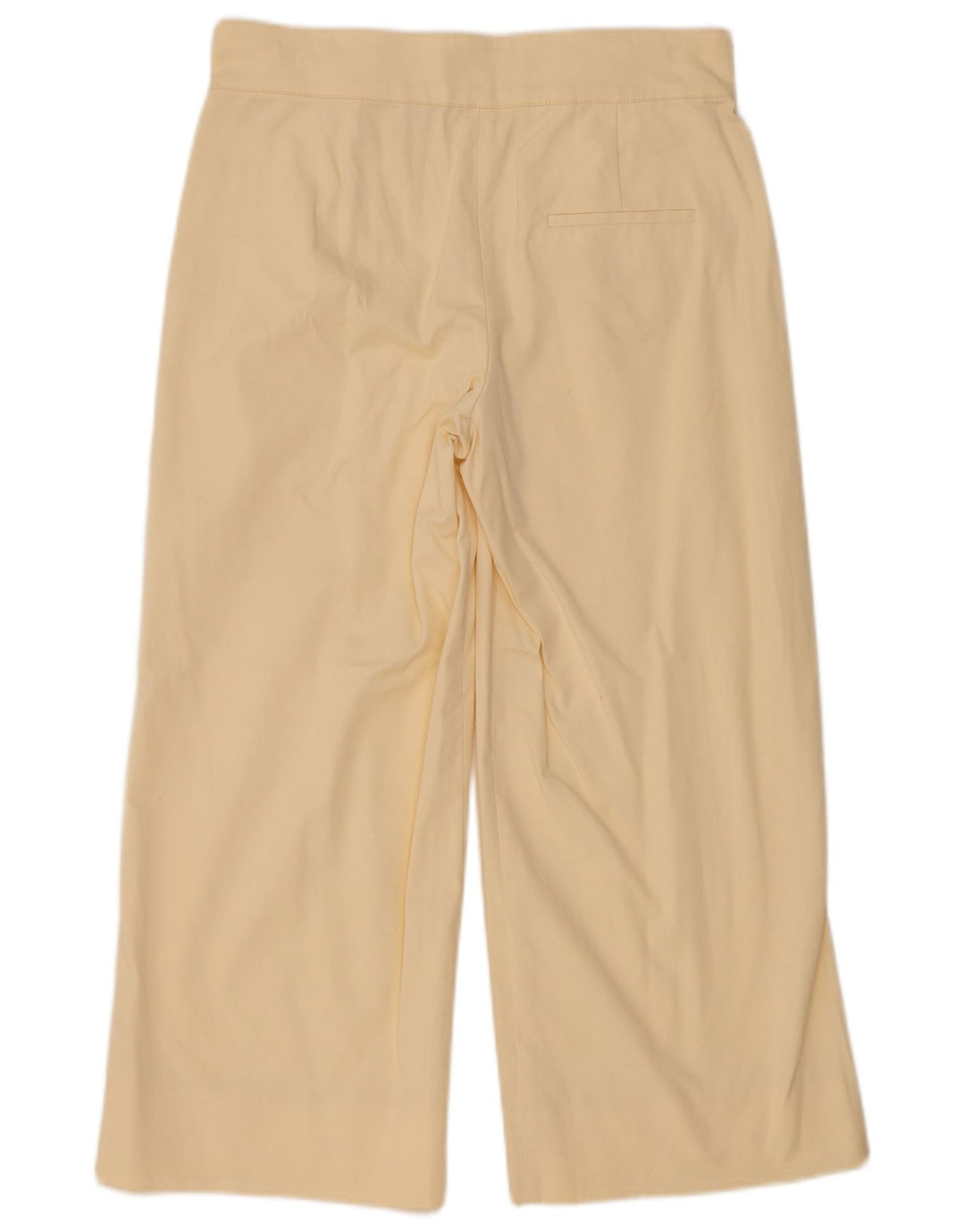 Zara Женские укороченные брюки Studio Wide Leg Medium W28 L24 Off White