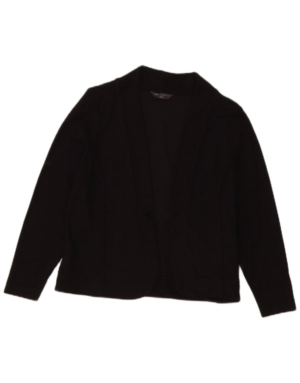 Женский открытый кардиган Marks & Spencer Petite UK 18 XL, черный вискоза