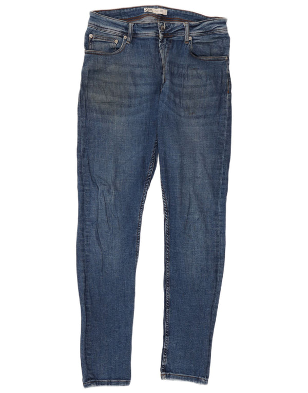 Мужские джинсы скинни Zara EU 42, большие W32 L30, синие