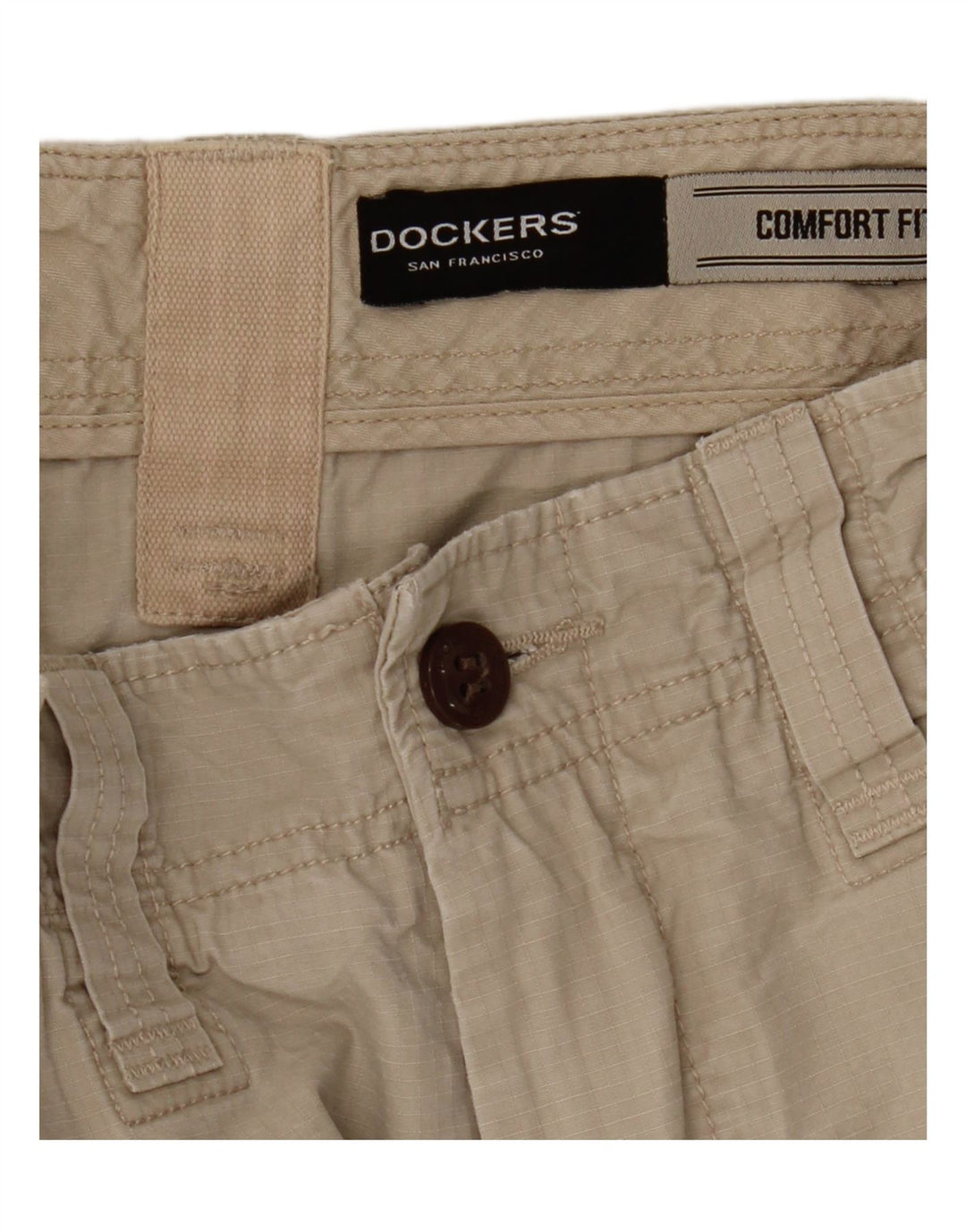 Мужские шорты-карго Dockers Comfort Fit W31, хлопковые, среднего бежевого цвета