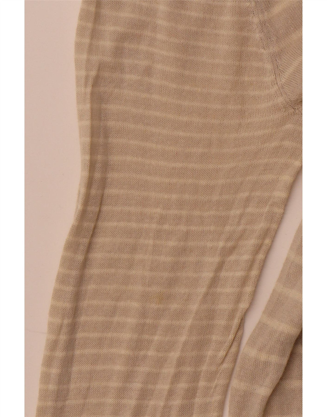 Женский кардиган-свитер WHITE STUFF UK 14, лен в большую бежевую полоску