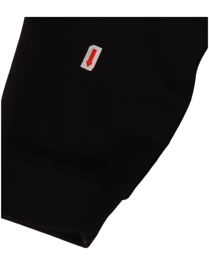 Мужской свитер с капюшоном NIKE Dri Fit на молнии, средний черный, полиэстер