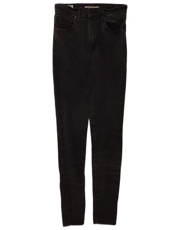 Женские суперскинни Levi's Mile High W28 L30, черный хлопок