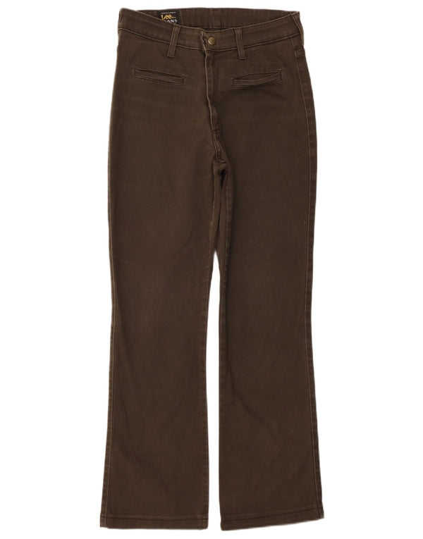 Женские прямые повседневные брюки LEE W26 L27 цвета хаки