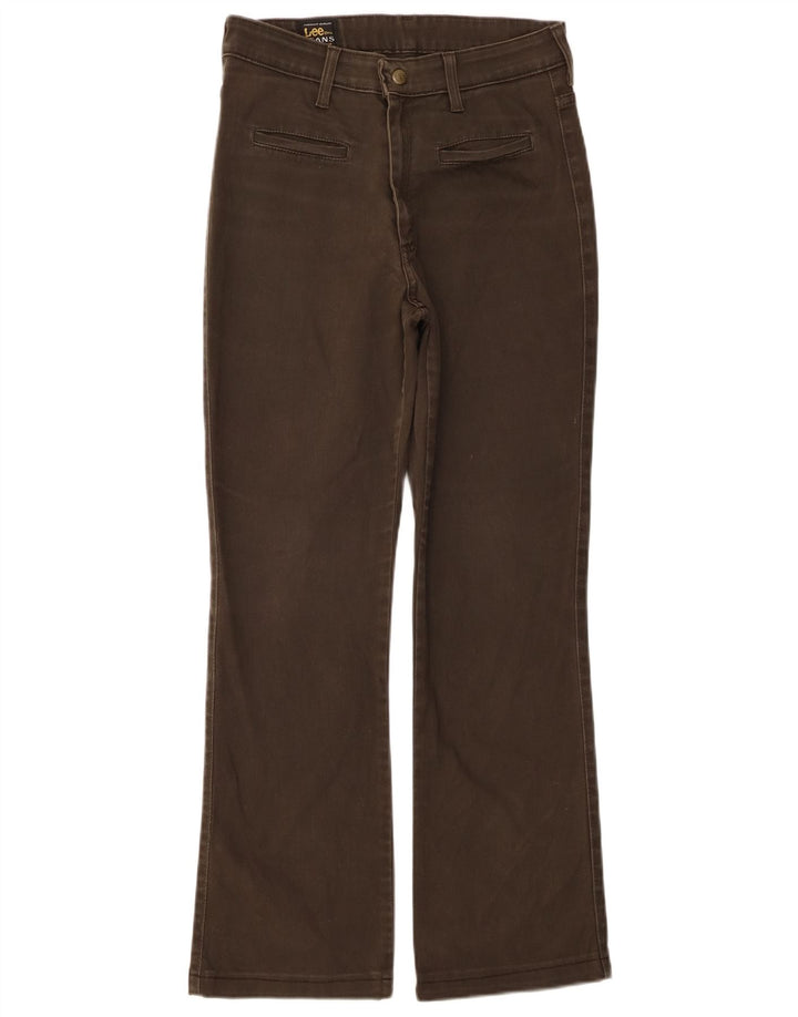 Женские прямые повседневные брюки LEE W26 L27 цвета хаки