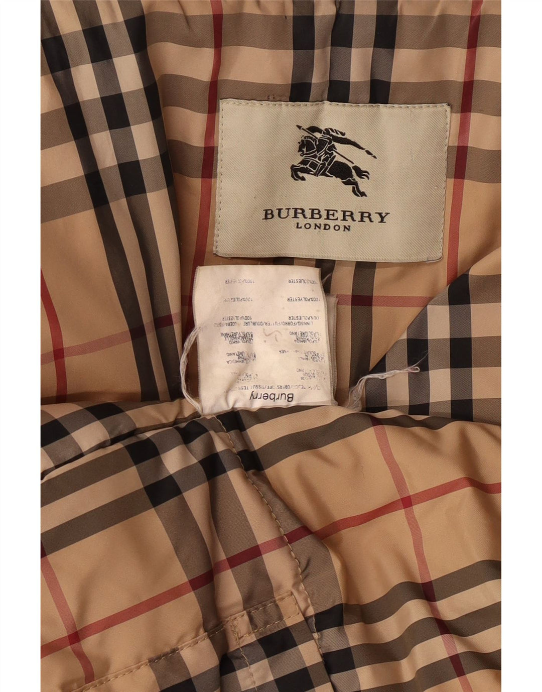 BURBERRY Мужское пальто UK 40 большое черное из полиамида Classic