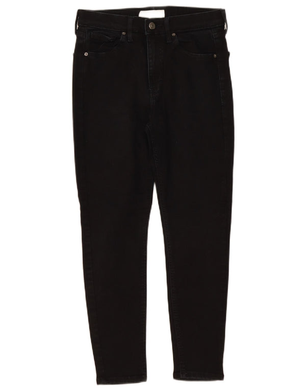 Женские джинсы скинни Topshop W28 L25, черный хлопок