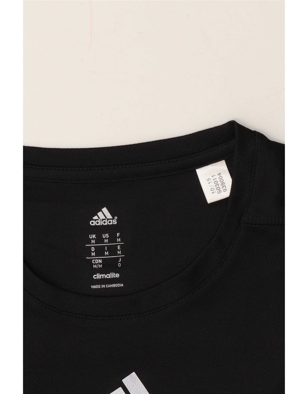 Мужская футболка Adidas Climalite Top Medium Black