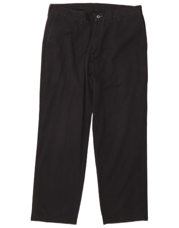 Мужские прямые брюки-чиносы LEE W34 L30, черные, хлопковые