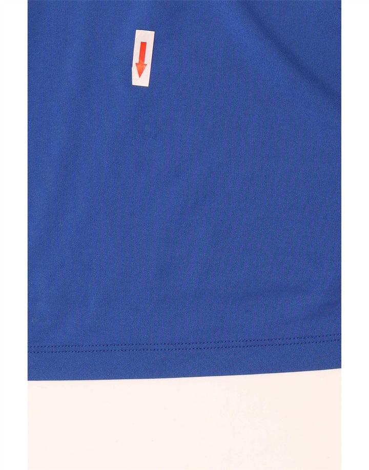Мужская футболка Nike Dri Fit, большой синий полиэстер