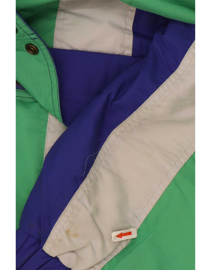 Мужская лыжная куртка Sergio Tacchini IT 54 2XL синяя с цветными блоками, полиамид