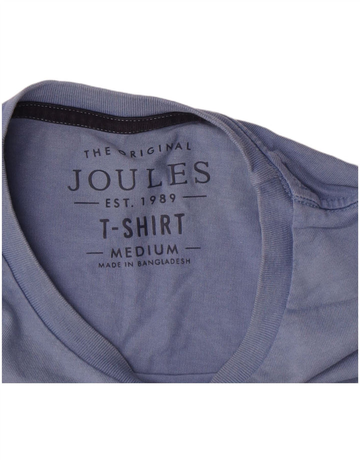 Мужская футболка с рисунком Joules Top Medium Blue Cotton