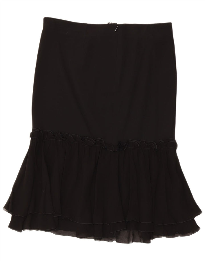 Юбка женская Iceberg с рюшами IT 44 Medium W32 Черный шелк