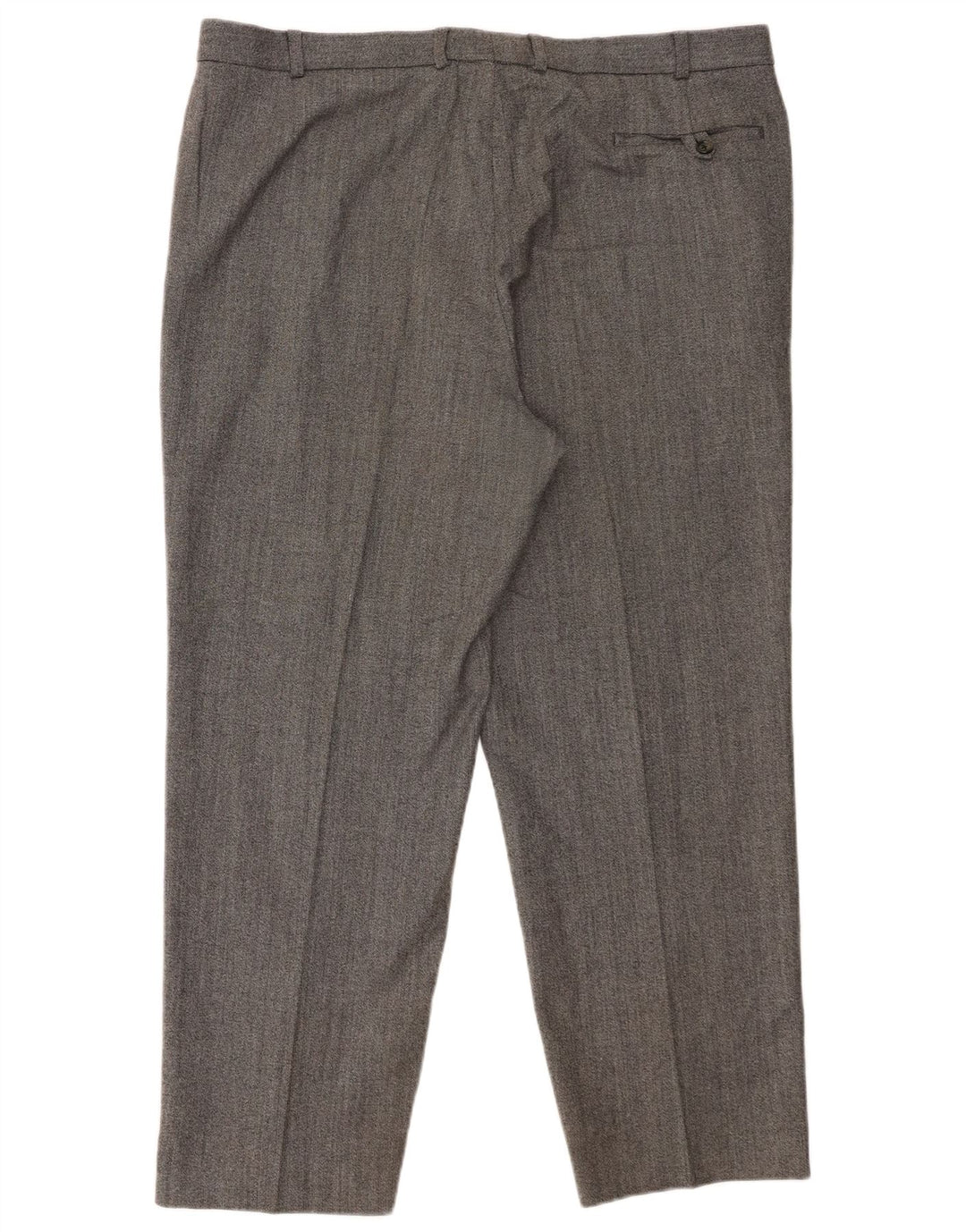 Мужские прямые костюмные брюки Marks & Spencer St. Michael W40 L29 серые шерстяные