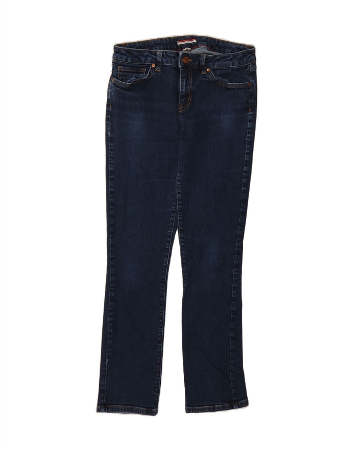 TOMMY HILFIGER Womens Regular Straight Jeans US 8 Medium W30 L30 Navy Blue Vintage Tommy Hilfiger and Second-Hand Tommy Hilfiger from Messina Hembry 