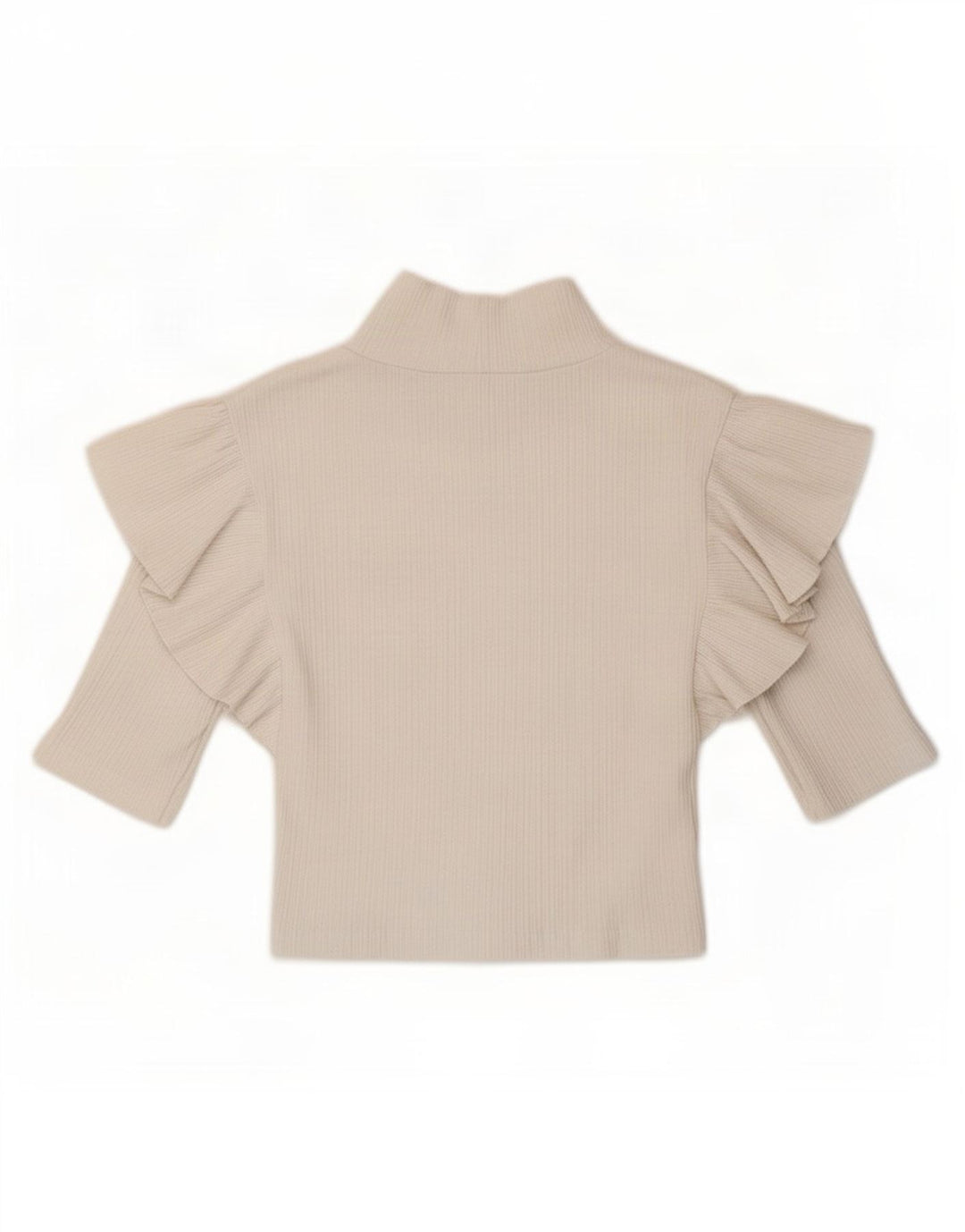 Женский укороченный топ Zara UK 8, маленький белый