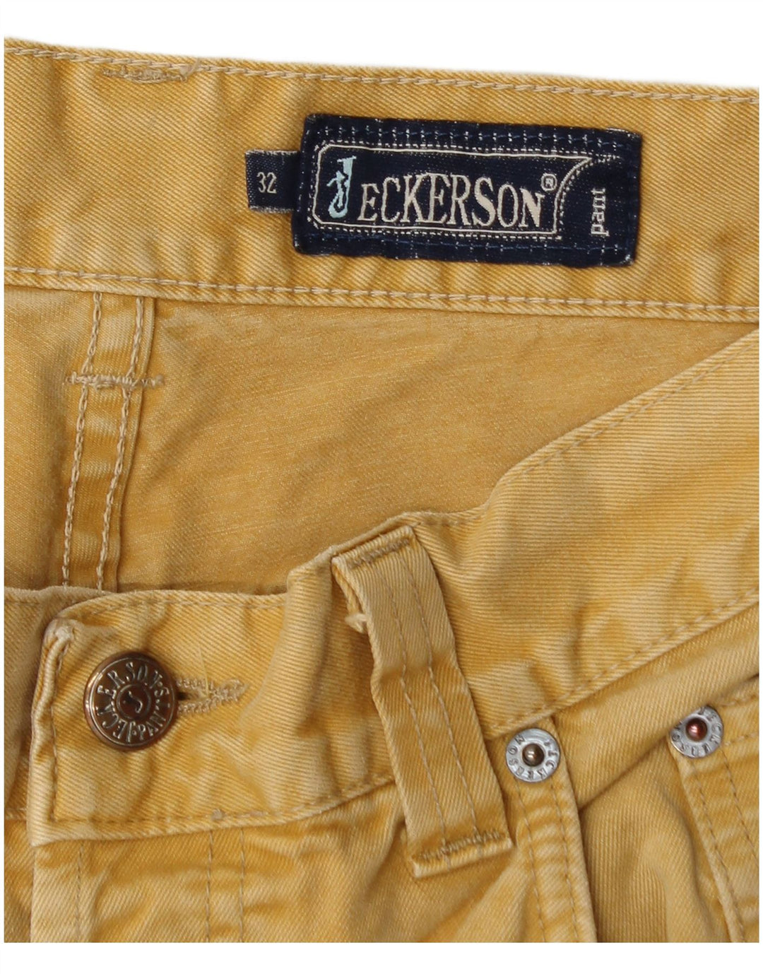 Джинсы мужские узкие Jeckerson W32 L32 желтые