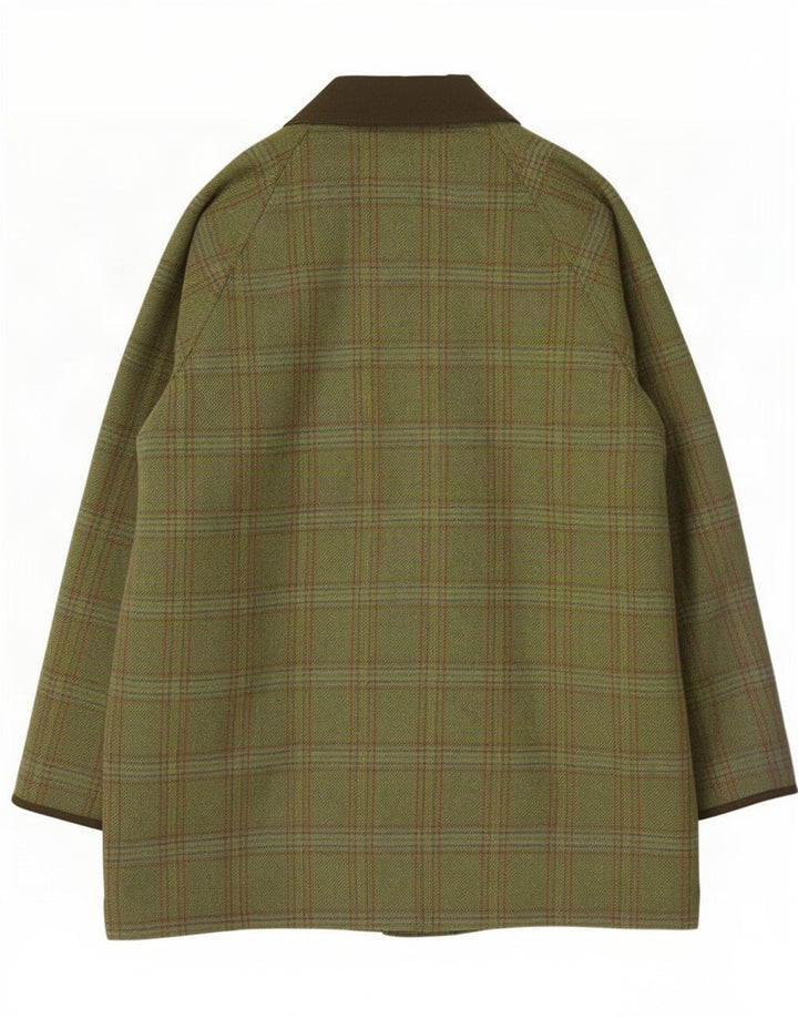 Мужская куртка Chrysalis UK 44 2XL, цвет хаки, шерсть в клетку