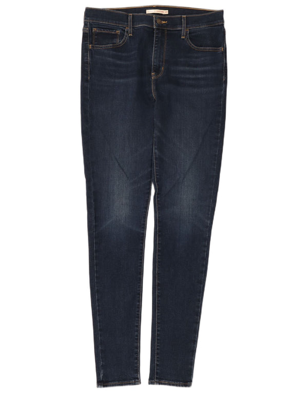 Женские джинсы суперскинни Levi's 720 с высокой посадкой W29 L32 Темно-синие хлопковые