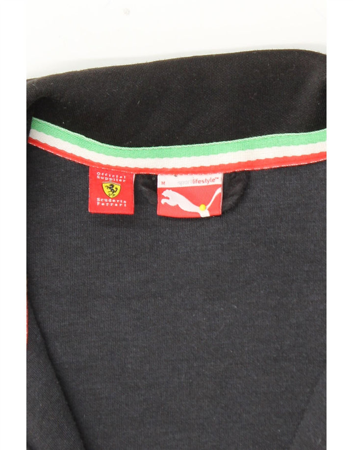 Женская спортивная куртка PUMA Ferrari UK 14, средний черный в полоску