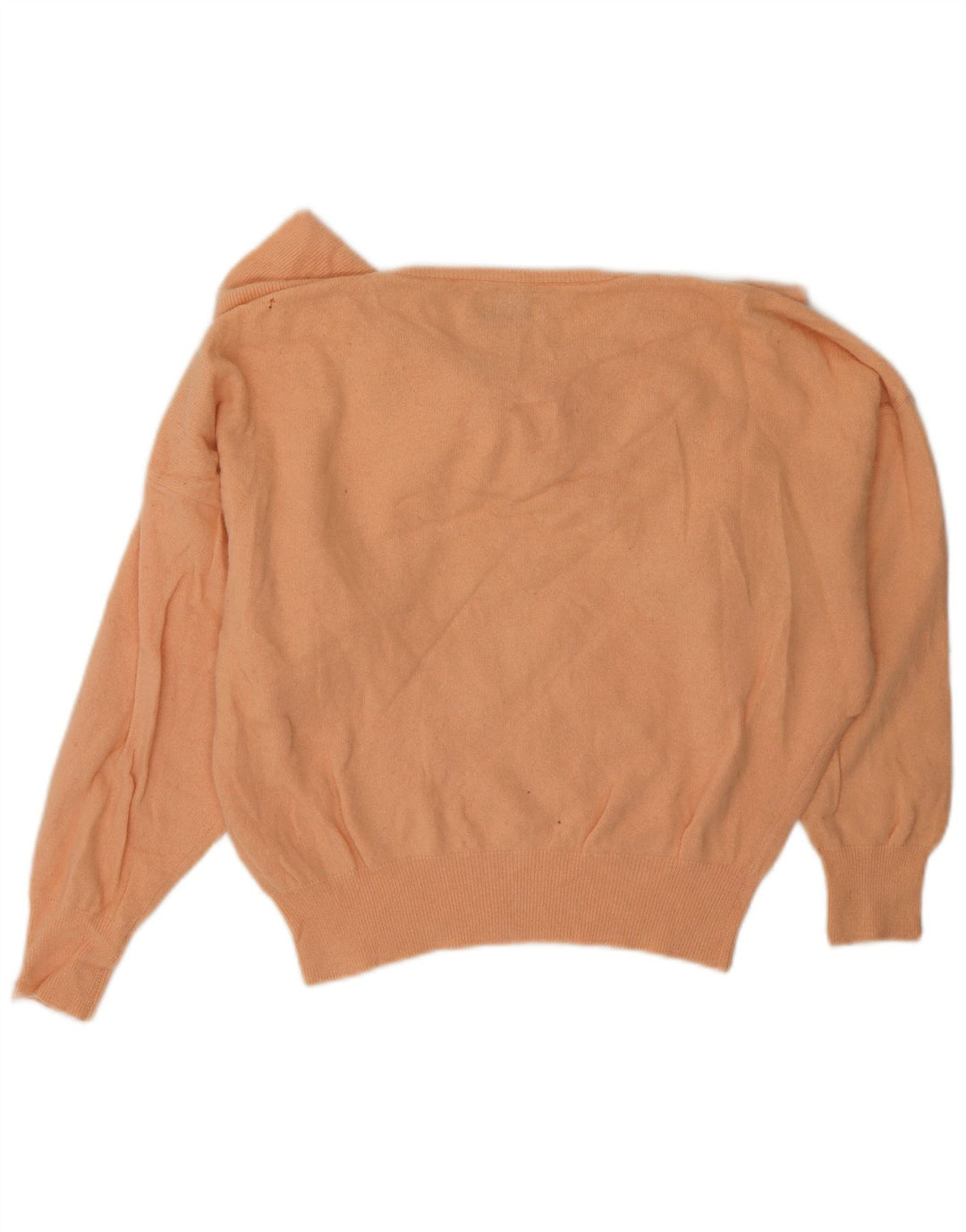 Женский укороченный джемпер с вырезом лодочкой BENETTON UK 12, средний розовый