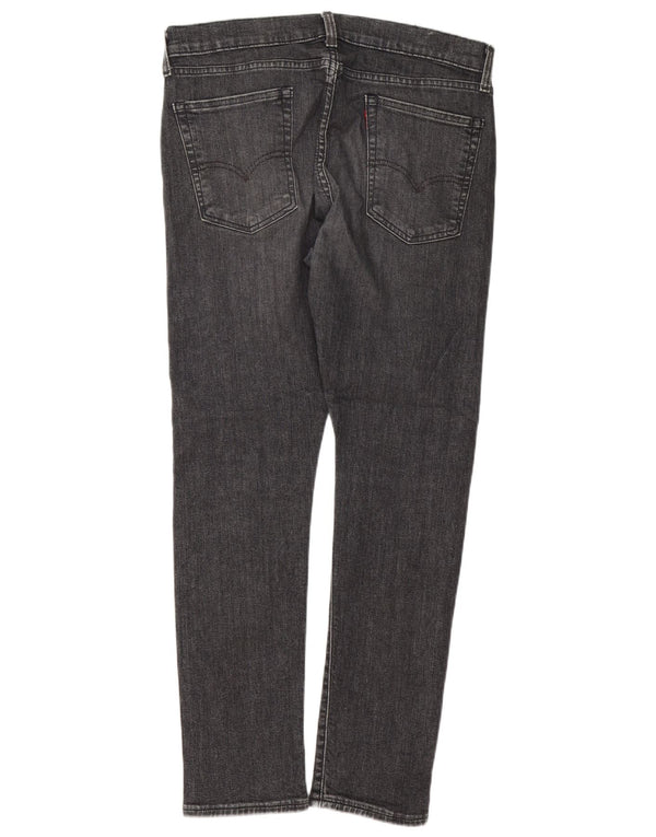 Мужские узкие джинсы Levi's W36 L32 Серые хлопковые