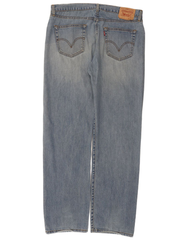 Мужские прямые джинсы Levi's W38 L34 синие, хлопок