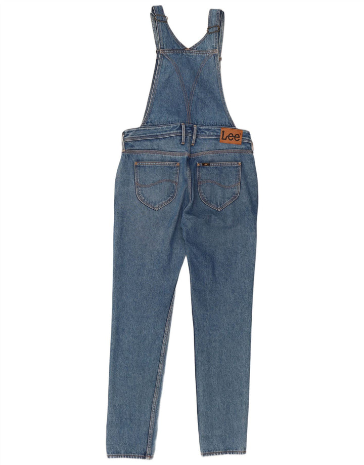 Женский комбинезон свободного кроя LEE, узкие джинсы, маленькие W34 L31, синий хлопок