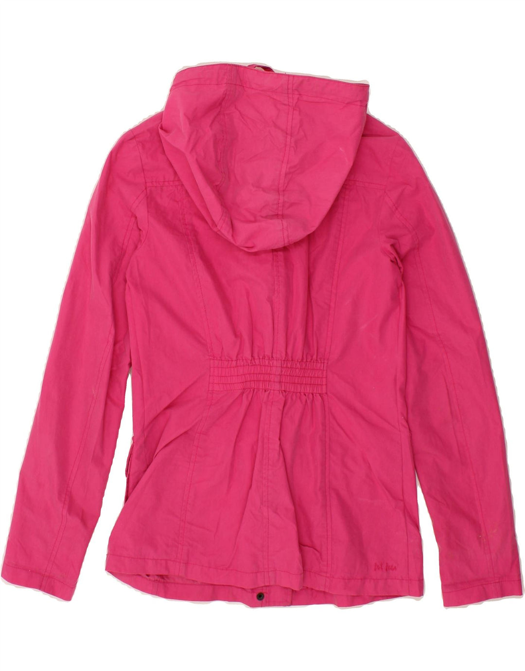 FAT FACE Womens Hooded Windbreaker Jacket UK 8 Small Pink Vintage Fat Face and Second-Hand Fat Face from Messina Hembry 