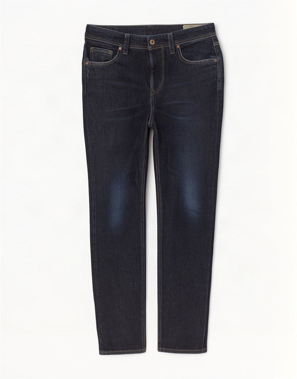 Мужские зауженные джинсы Diesel Larkee-Beex W32 L32 темно-синие, хлопок