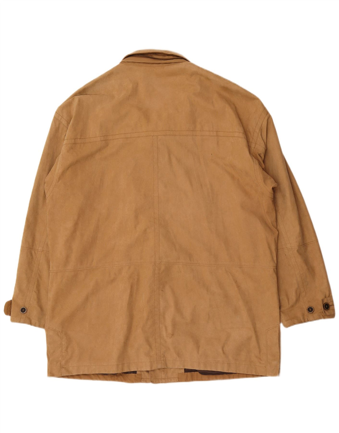 Мужское пальто B.S.M UK 48 4XL Бежевый нейлон