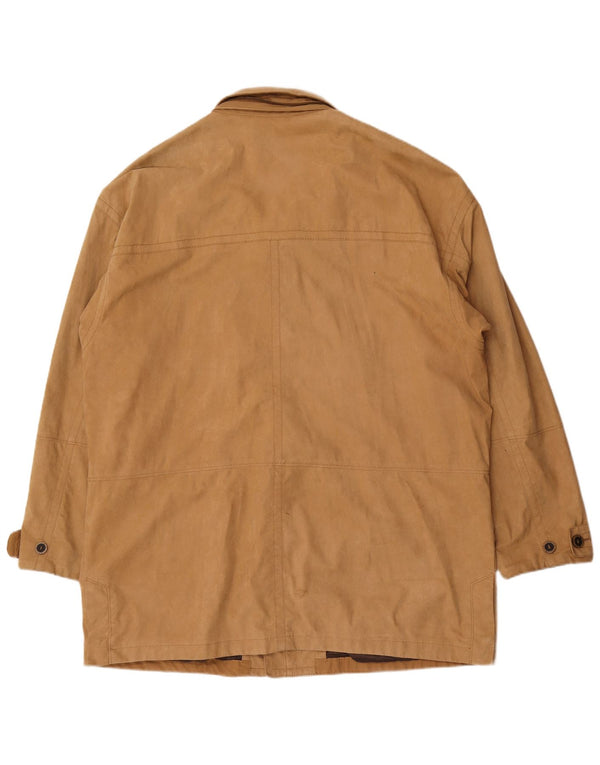 Мужское пальто B.S.M UK 48 4XL Бежевый нейлон