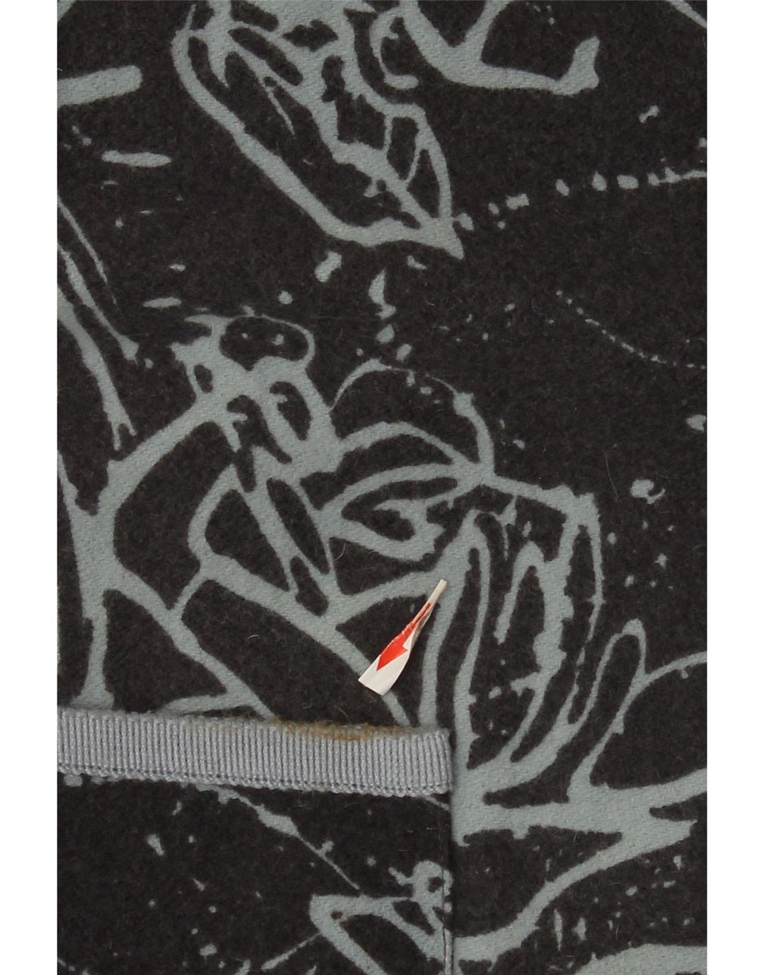 Винтажный женский пиджак с 2 пуговицами и графикой, Великобритания, 16, большой черный цвет